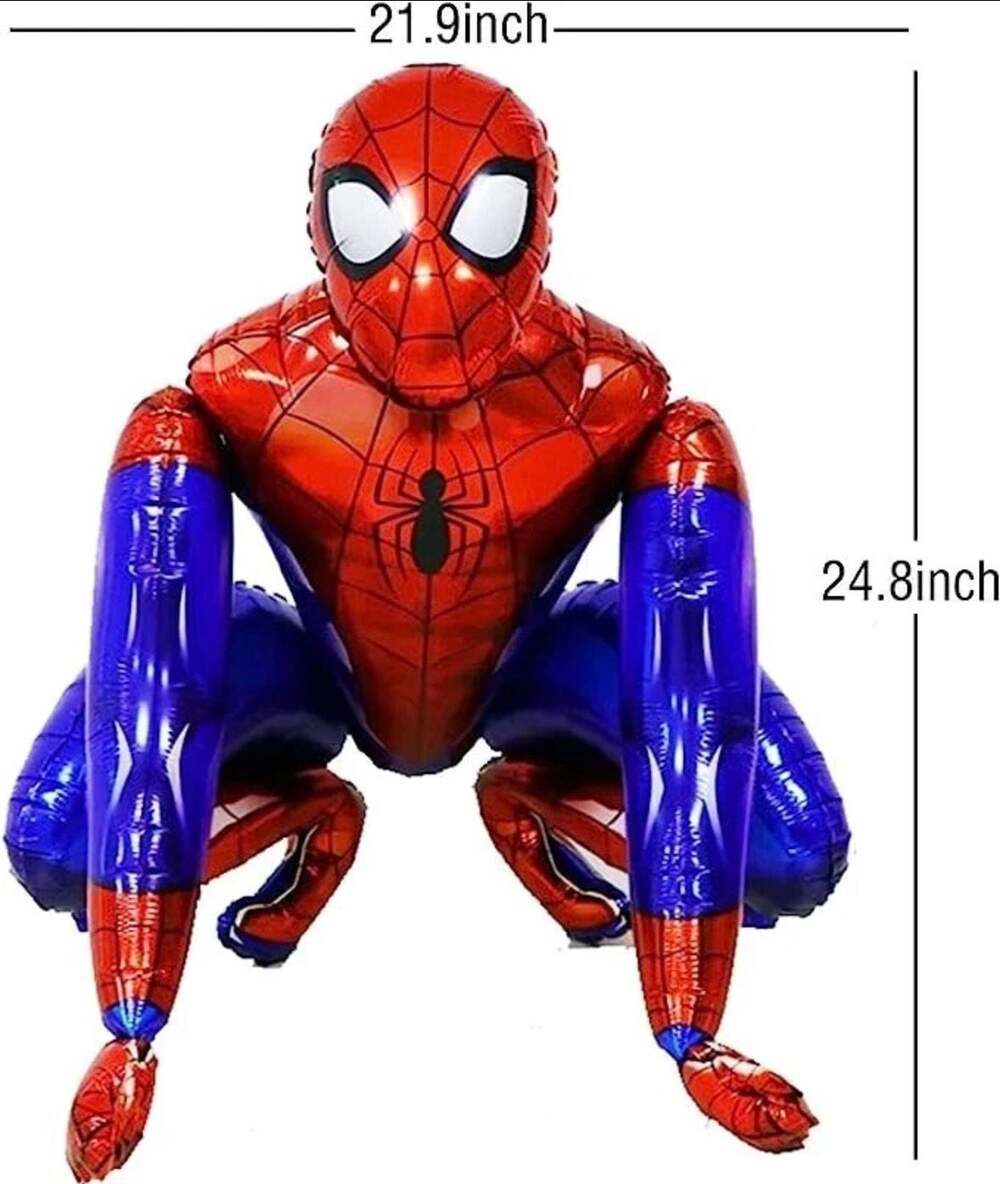 3D Spider-Man Airwalker Foil Standing Balloon 24 inch